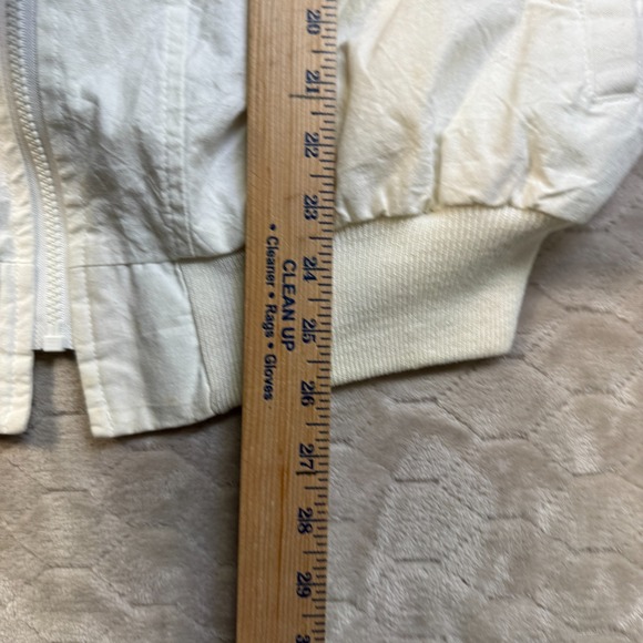 VTG Polaris Water Craft White Full Zip Jacket Sz XL Dingy Colorblock Look - Picture 9 of 11